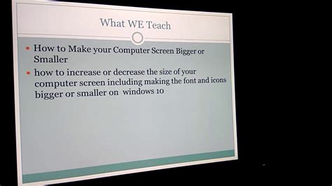 Make sure the box apply only to this picture is selected if you are only adjusting one picture and not every image in the document. How to Make your Computer Screen Bigger or Smaller - YouTube