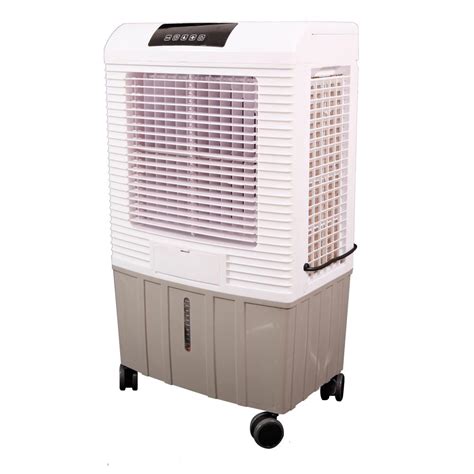 Wipe the outer housing of the portable swamp cooler periodically with a damp cloth. Hessaire 2,100 CFM 3-Speed Portable Evaporative Cooler (Swamp Cooler) for 700 sq. ft.-MC26A ...