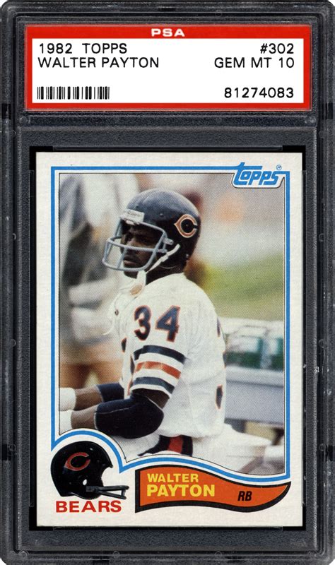 Check spelling or type a new query. 1982 Topps Walter Payton | PSA CardFacts™
