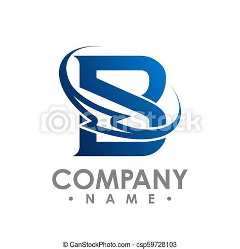 Initial Letter B Concept Bolt Logo On White Background B Letter