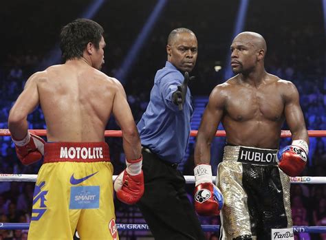 It took place on may 2, 2015, at the mgm grand garden arena in paradise, nevada. Mayweather Vs. Pacquiao: The Fight In Photos - BlinkMediagh