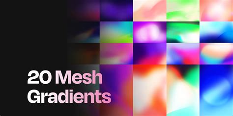 3d Shapes For Free With Mesh Gradients Figma Communit