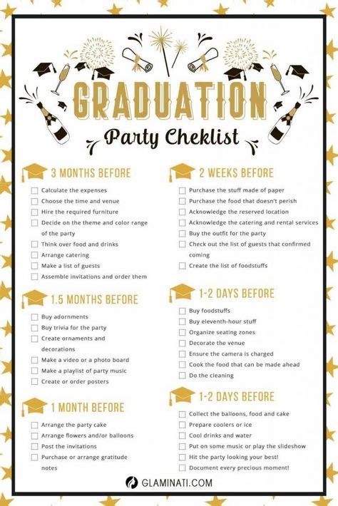 18 graduation party ideas for your beloved grad with images graduation party checklist
