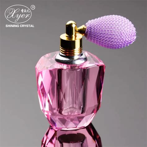 Pink Perfume Bottle 3ml 6ml Perfume Bottle Glass Crystal Spray Of