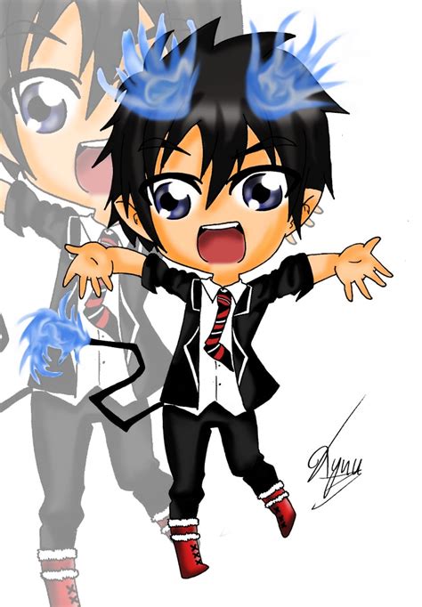 Ao No Exorcist Chibi Rin By Neko Tagada On Deviantart