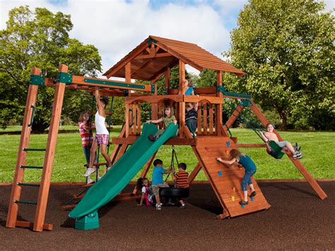 Official online dealer for backyard discovery, gorilla, backyard odyssey, big backyard, cedar summit click here to shop swingsets. Backyard Adventures Mountaineer 2 Outdoor Playsets