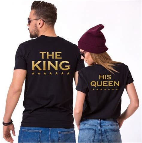 Black King Queen Couples T Shirts Queen Shirts Couple T Shirt