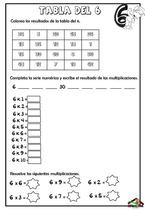 Cuaderno De Ejercicios Para Repasar Las Tablas De Multiplicar