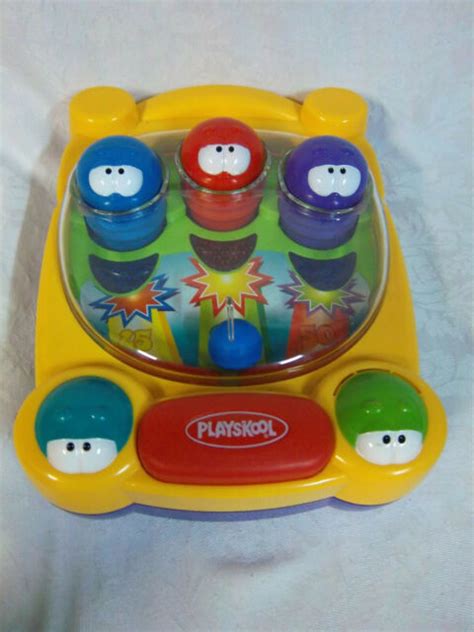 2002 Hasbro Playskool Poppin Pinball Machine Electronic Baby Toddler