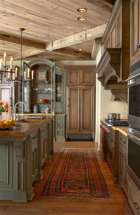 Sensationally Rustic Kitchens In Mountain Homes