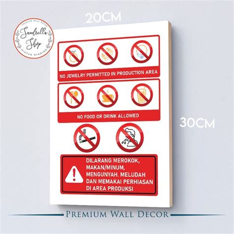 Jual Custom Papan Peringatan Sign Board Warning Rambu Penunjuk