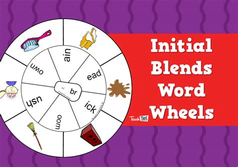 Initial Blends Word Wheels Teacher Resources And Classroom Games