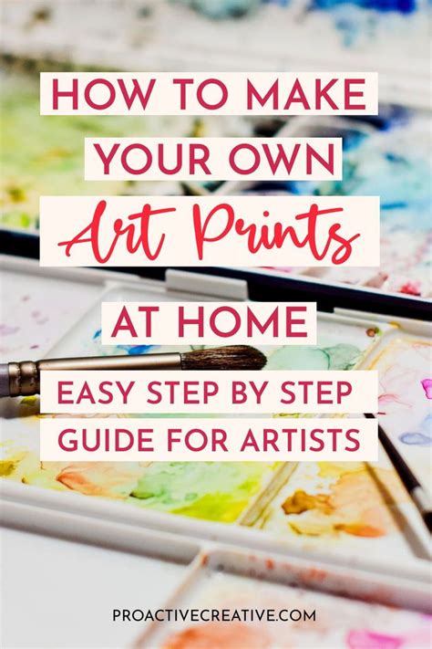 How To Make Your Own Art Prints At Home Step By Step Tutorial Sell