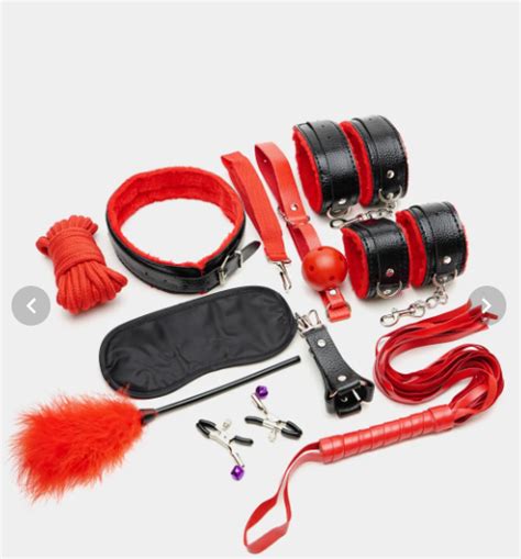 БДСМ набор для связывания и обездвиживания с плеткой наручниками кляпом 10 предметов за 999