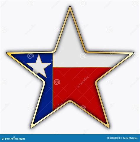 Texas With Star Swoosh Logo Sign Cartoon Vector