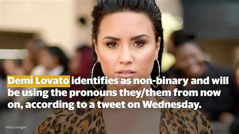 Demi Lovato Comes Out As Non Binary Changes Pronouns To Theythem Video