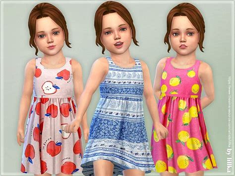 Toddler Dresses Collection P144 Sims 4 Cc Kids Clothing Toddler Girl