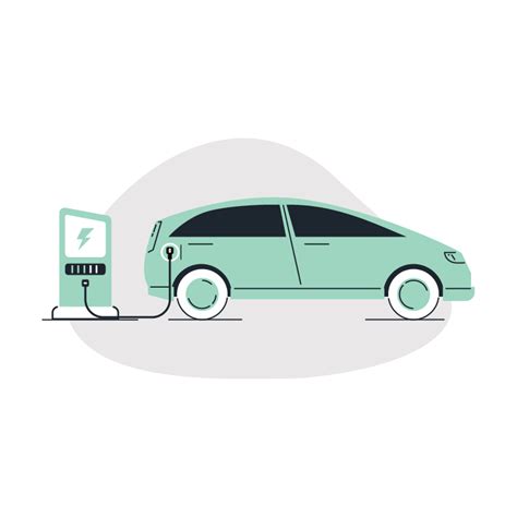 Electric Car Free Download Of An Electric Car Illustration
