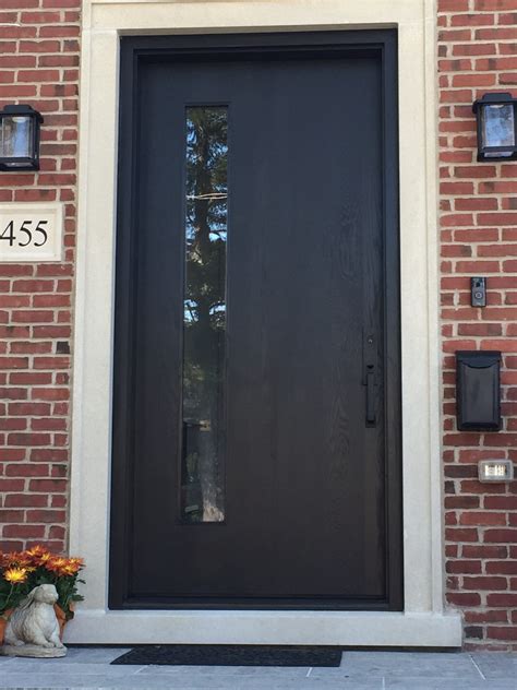 Modern Black Exterior Door Ontario Modern Doors
