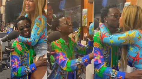 american and ghanaian comedian michael blackson proposes to girlfriend after a short break up