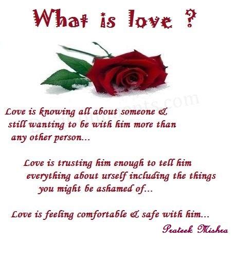 When you love someone regardless of what he looks like, regardless of how many flaws he have regardless of the fact. Prateek Mishra: What is real meaning of LOVE?
