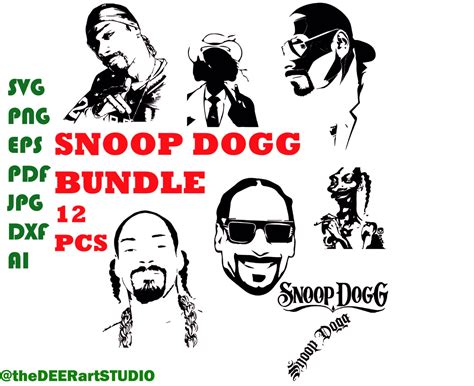 Snoop Dogg Svg Bundle Snoop Stickers Brand And Logo Snoop Etsy