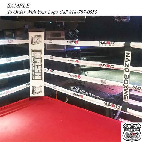 Download 19,000+ royalty free boxing ring vector images. Boxing Ring Custom Corner Pads With Your Logo Made In USA ...
