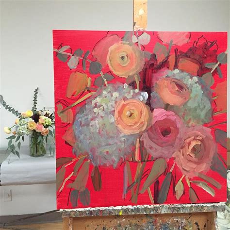 Melanie Morris Art On Instagram Making Progress On The Ranunculus