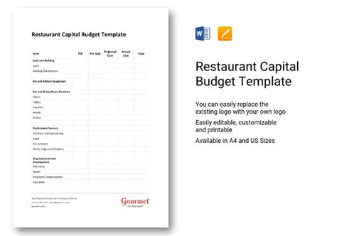 36 Restaurant Accounting Templates Bookkeeping Statements