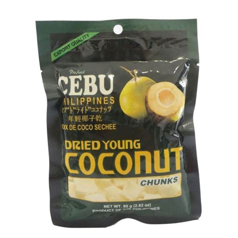 Cod Lvtv6042443 Cebu Dried Young Coconut Chunks 100g Lazada Ph