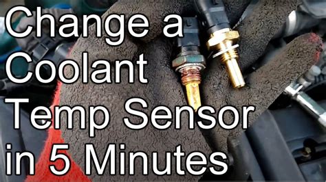 How To Change Coolant Temperature Sensor In 5 Minutes Corsa Agila