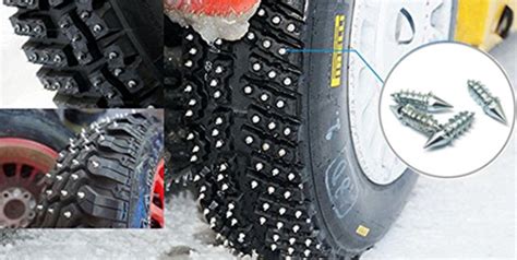 50x Steel Wheel Tyre Stud Screw Snow Tire Spikes For Car Atv Snow Anti