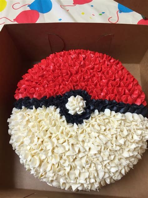 Homemade Pokemon Birthday Cake With Buttercream Icing Pokemon