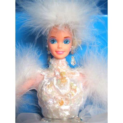 Барби Снежная Принцесса Snow Princess Barbie блондинка из серии