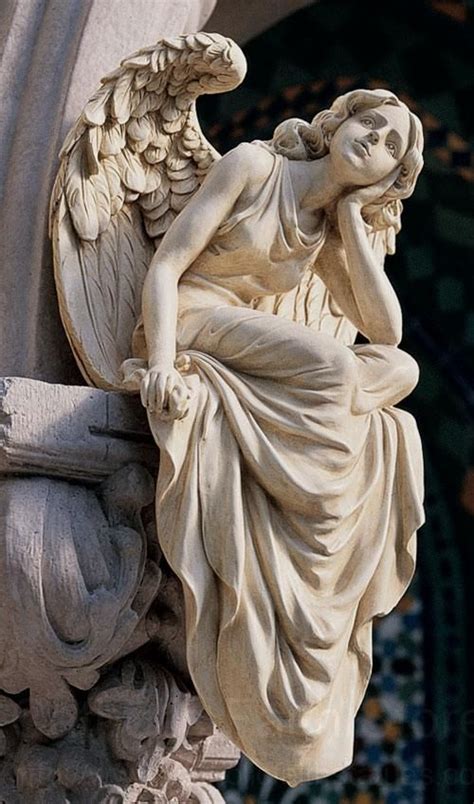 Seated Angel Statue Tgs0001 Angel Sculpture Angel Statues Angel Art