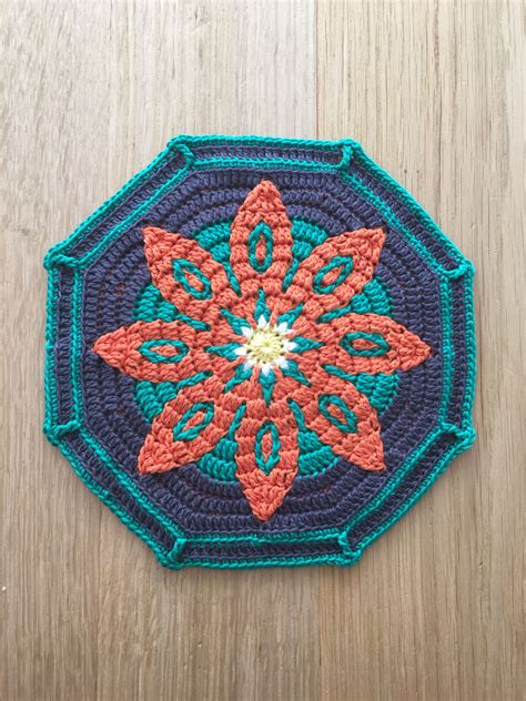 Design By Tinna Thorudottir Thorvaldar Tinnahekl Crochet Cord Crochet Mandala Tapestry
