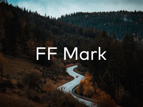 Ff Mark Font Free Download For Web