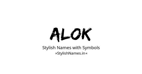 100 Alok Stylish Names For Instagram Pubg Free Fire Year