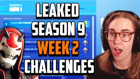 Leaked Week 2 Season 9 Challenges Fortnite Full Guide To