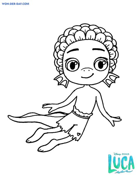 Luca Coloring Pages 40 Free Printable Coloring Pages