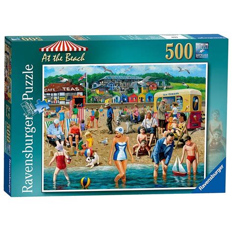 At The Beach 500 Piece Jigsaw Puzzle Uk