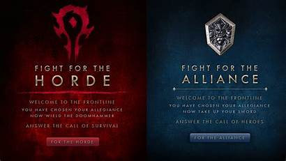 Horde Alliance Warcraft Wow Poster Desktop 4k