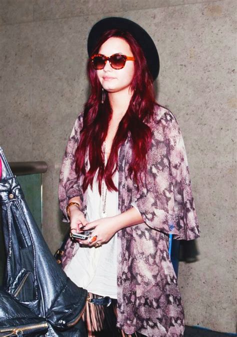 Demi Lovato Red Hair Tumblr