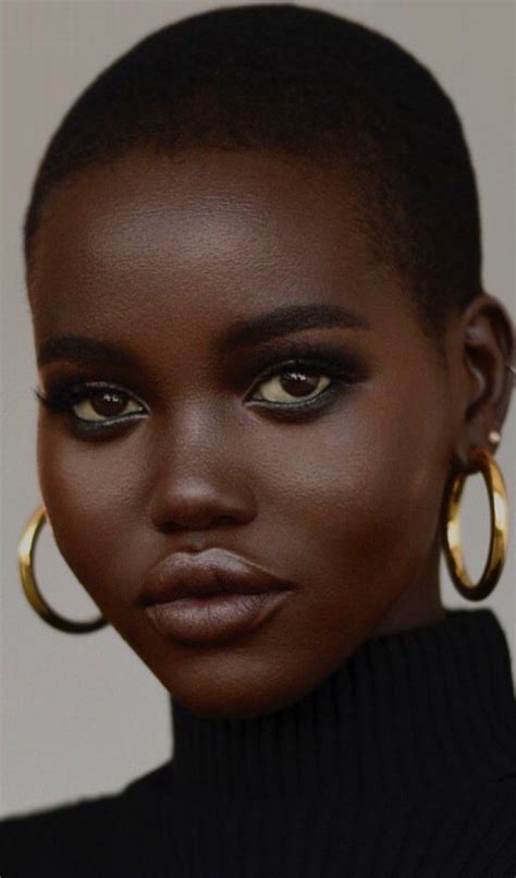 Black Girl Makeup Black Girl Art Girls Makeup Dark Skin Beauty Dark