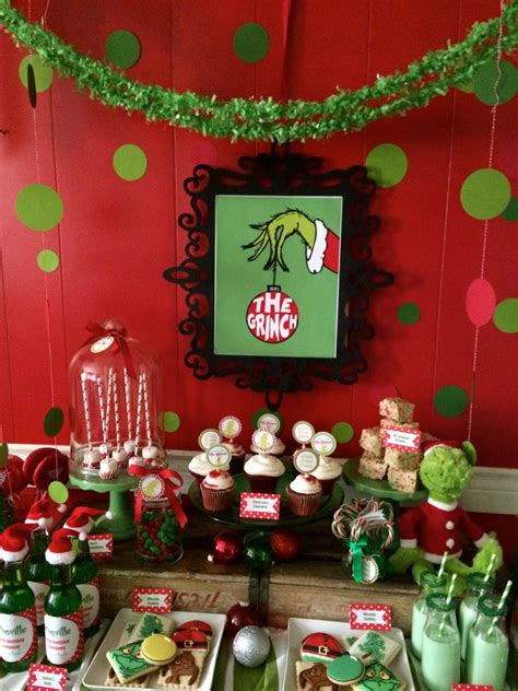 The Grinch Christmas Holiday Party Ideas Photo 7 Of 17 Catch My Party
