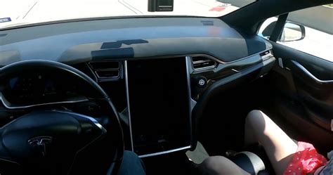 Free Tinder Date Cums In Me In A Tesla On Autopilot Porn Video