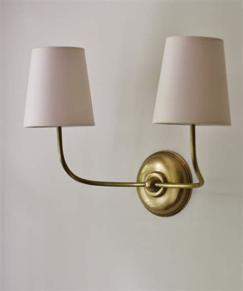 Vendome Double Wall Sconce Antique Brass High Street Market