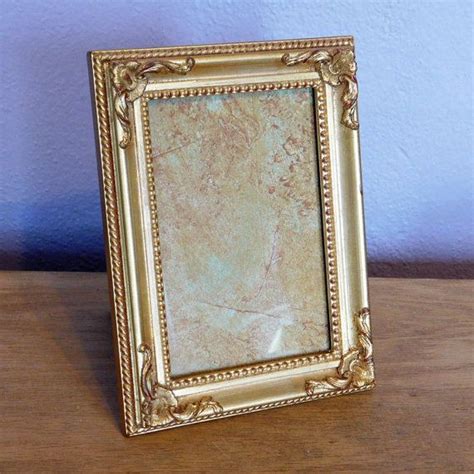 Vintage Hollywood Regency Gold Painted Picture Frame Burnes Etsy