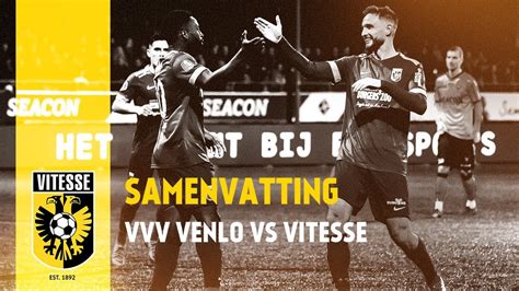 Vanaf morgenmiddag is het thuisshirt te koop in de fysieke winkel va.n voetbalshop (bovenbeekstraat 26, arnhem) 📮 ook de. Samenvatting VVV Venlo vs Vitesse - YouTube