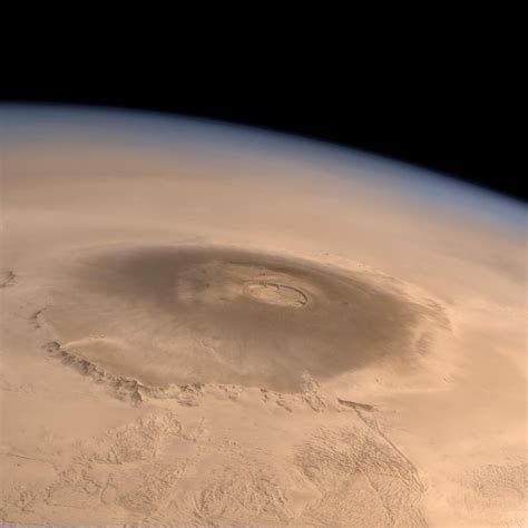 Mars Express Hrsc Image Of Olympus Mons Space